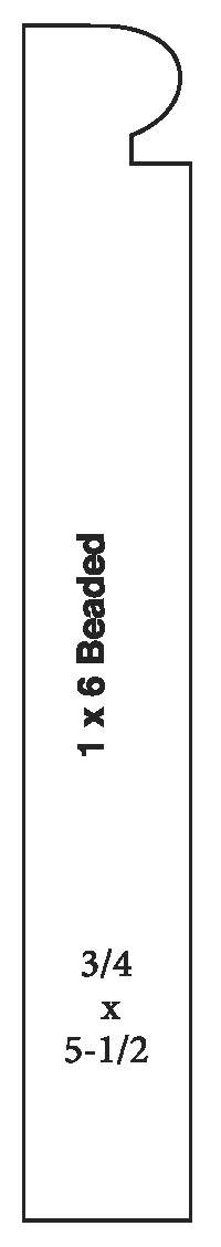 Base - 1x6 Beaded