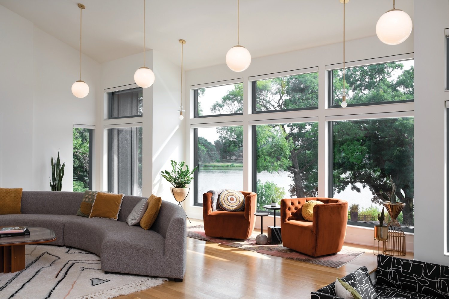 Living Room Interior - Marvin Windows and Doors - Casement Windows